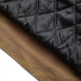 Cyberpunk Leather Collar Buttons Denim Jacket
