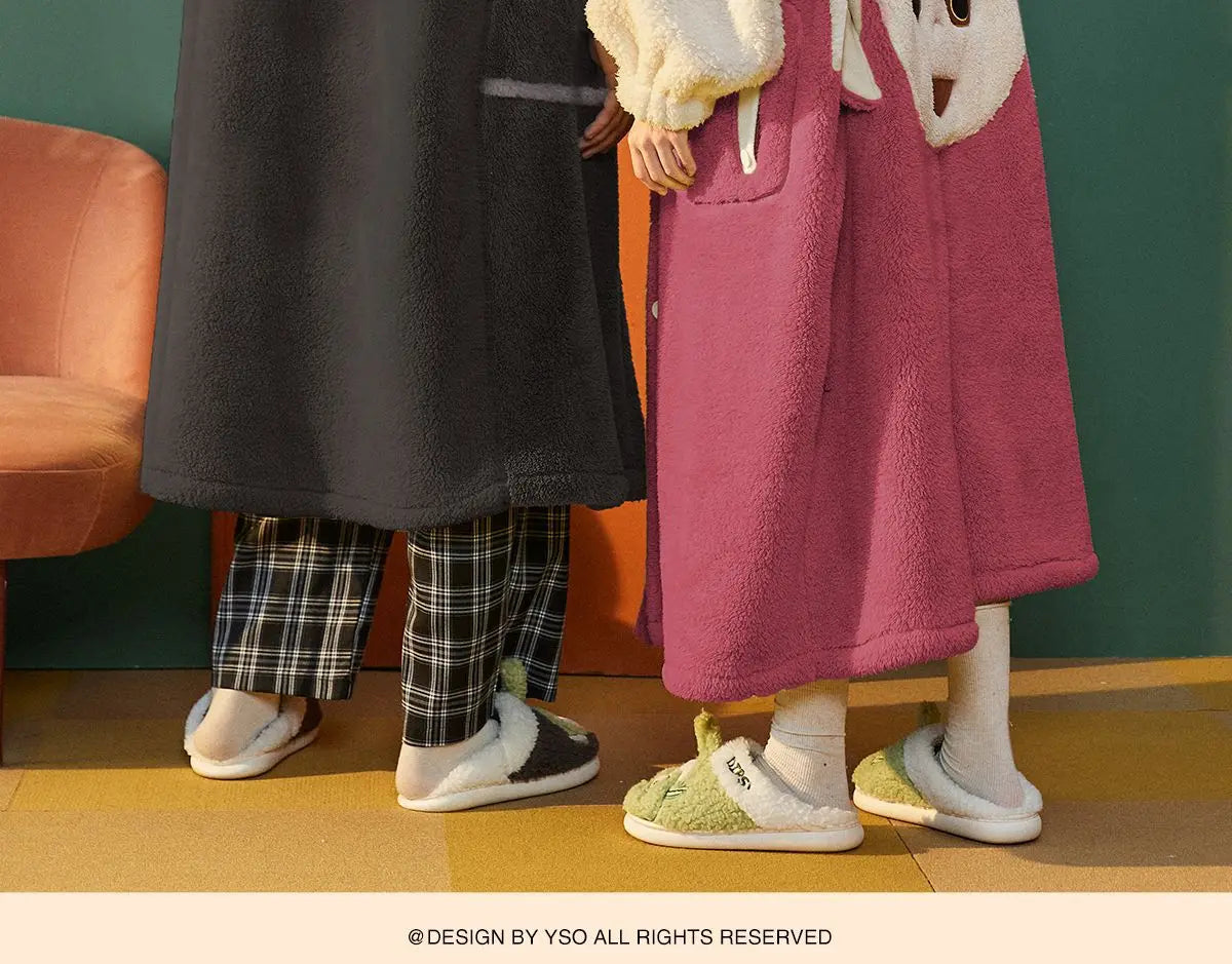 Pijama Grueso de Otoño e Invierno para Pareja