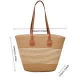 Large Basket Shape Shoulder Bag