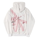 Cherry Blossom Print Oversized Hoodie