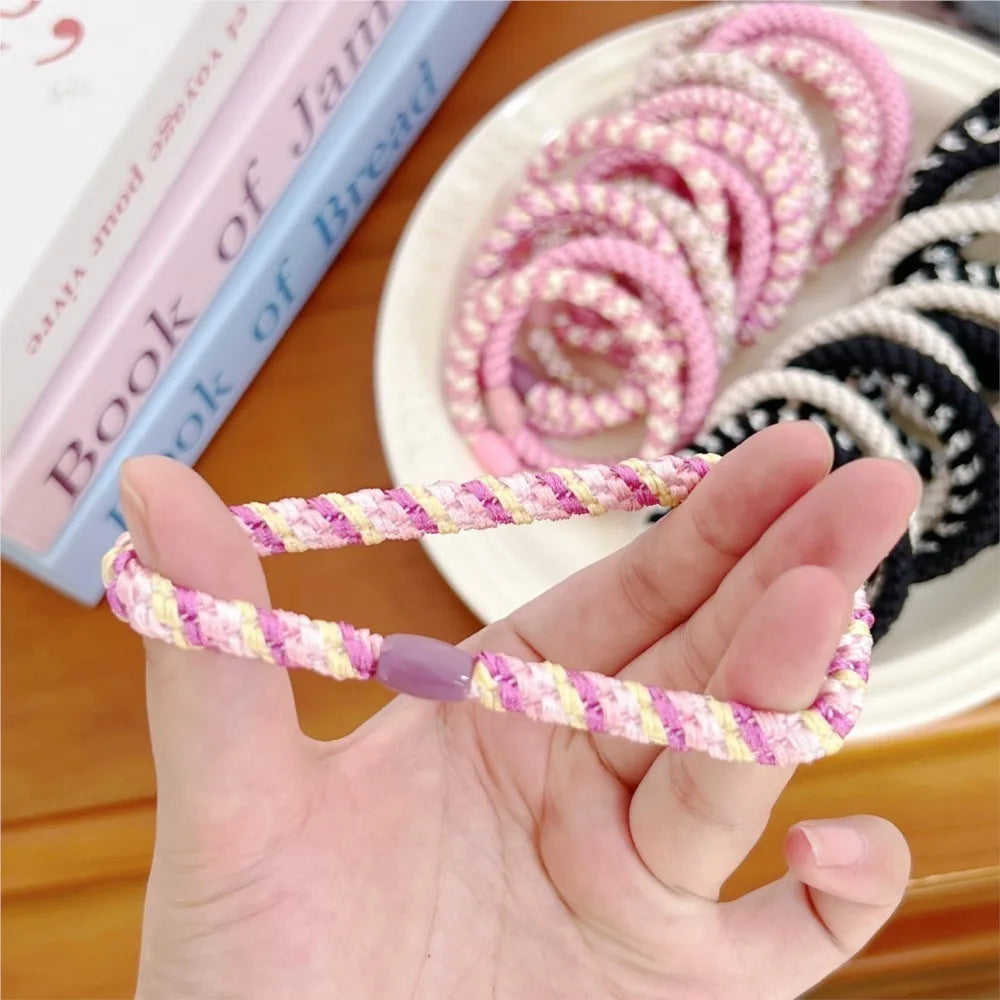15 Pieces Strapped Ponytail Holder