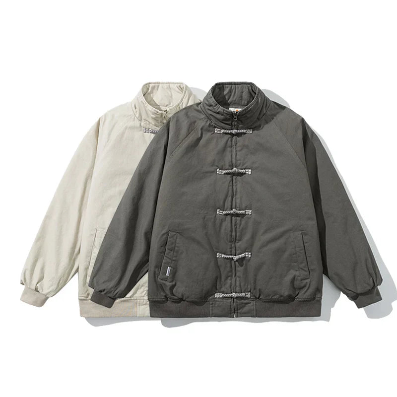 Korean Retro Padded Winter Puffer Jacket
