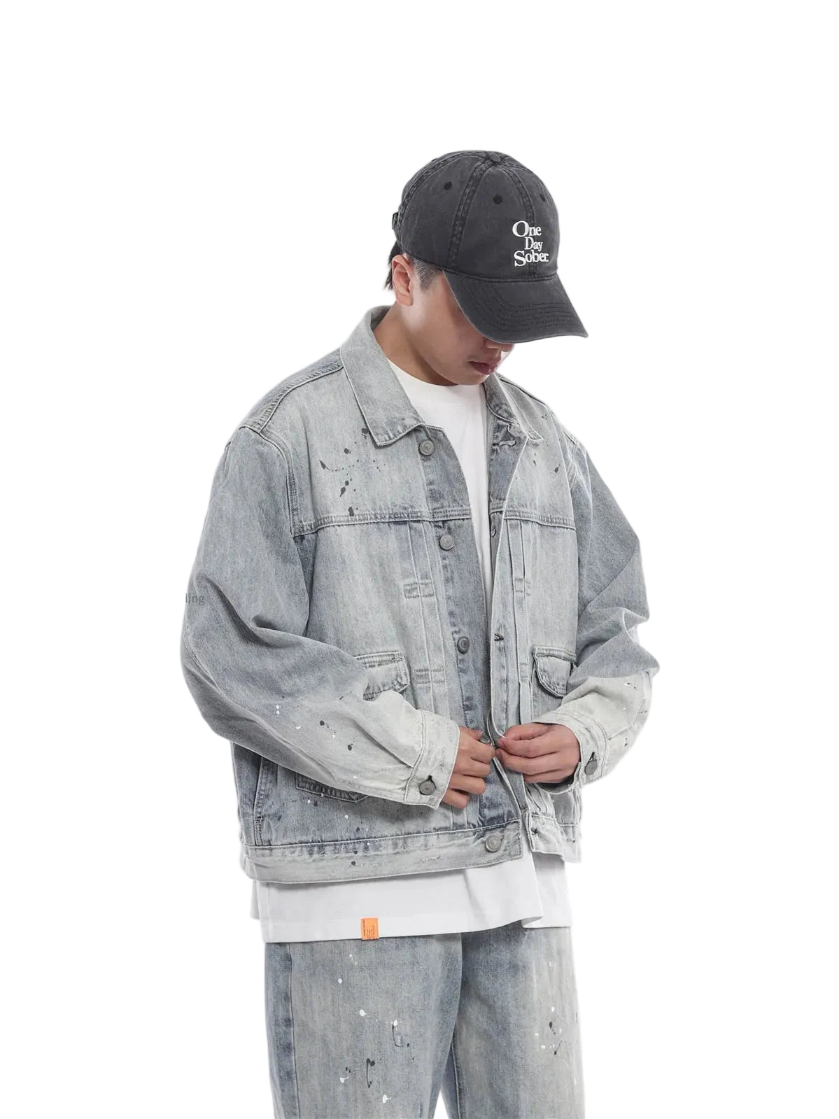 Y2K Double-Collared Denim Jacket