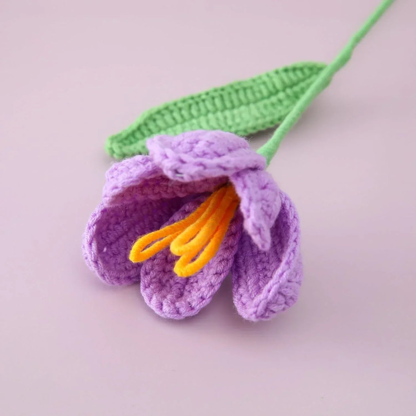 Vintage Tulips Crochet Flowers Handmade