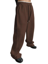 Solid Color Baggy Leags Sweatpants