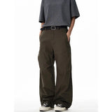 Wide-leg Pleated Lightweight Pants