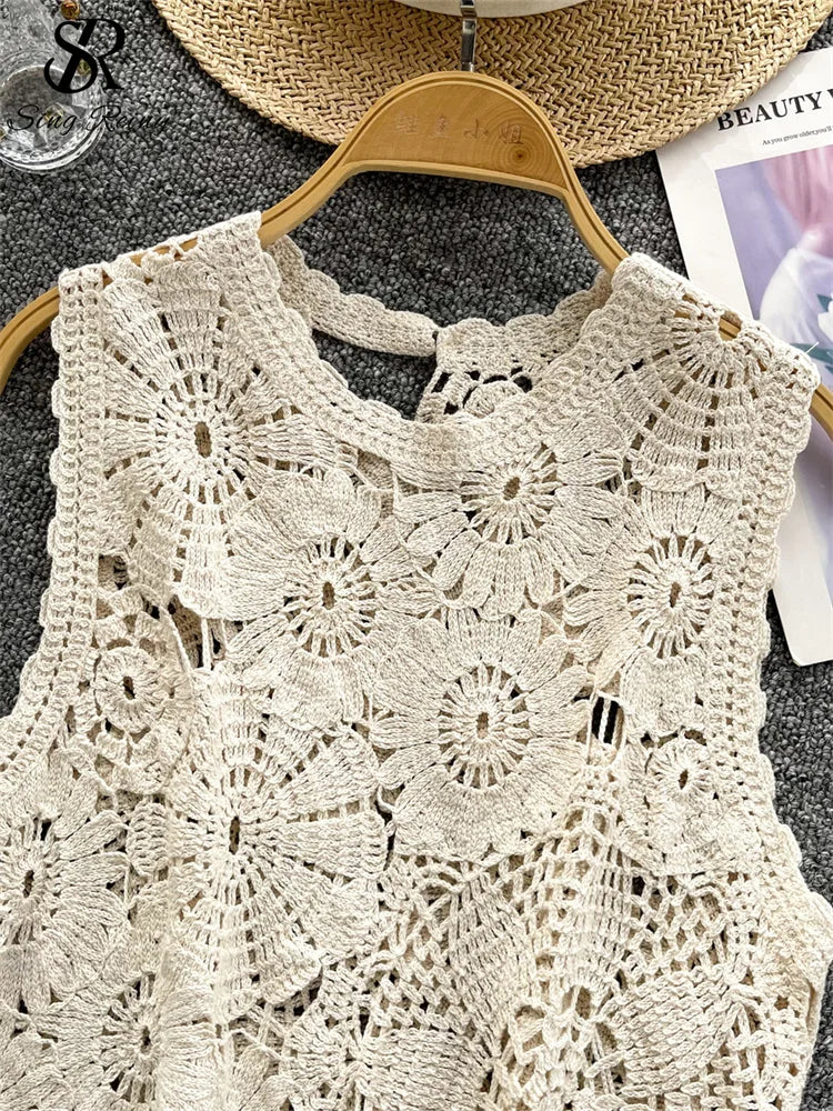Koreanische Basic-Strick-Tanktops