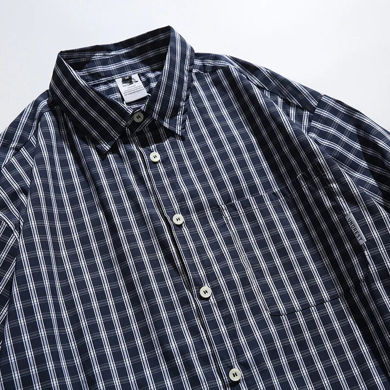 City boy Plaid Oversized Shirt