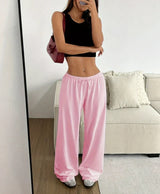 Low Rise Elastic Waist Pants
