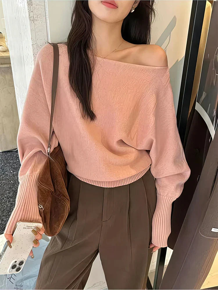 Cozy Oversized Knitted Pullover Sweater