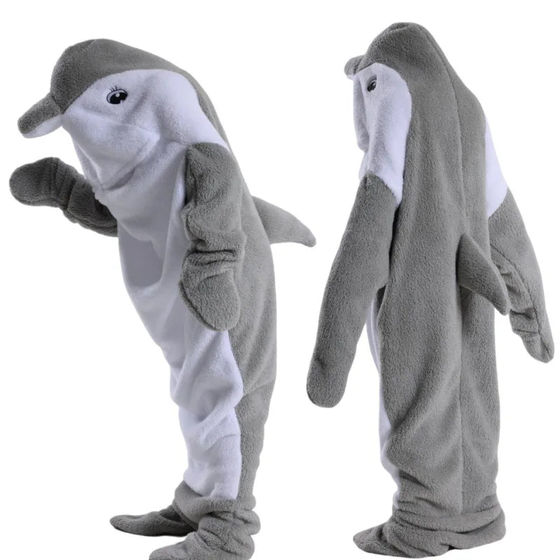 Shark Hoodie Blanket