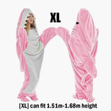 Cartoon Shark Blanket Hoodie