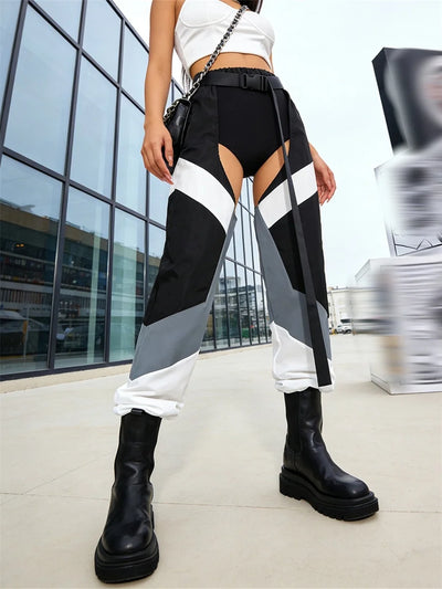 Y2K Baddie Cut-Out Festival Pants