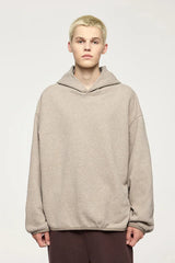 Comfy Solid Color Autumn Hoodie