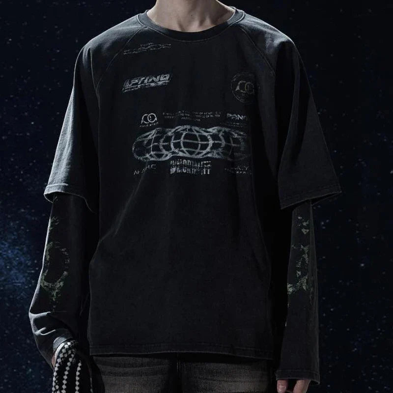 Patchwork Washed T-shirts