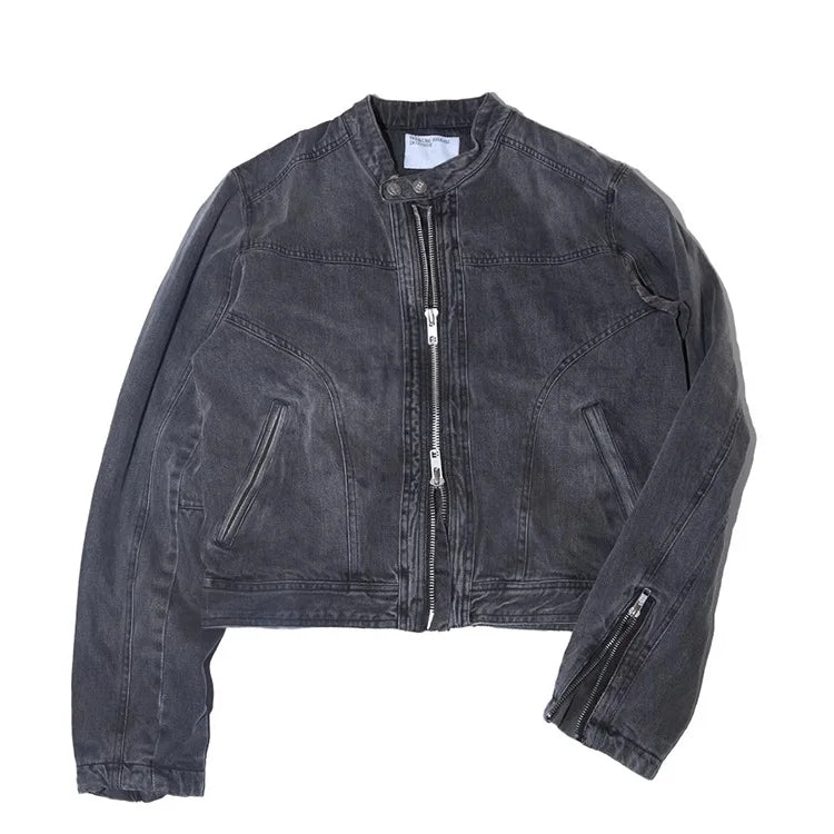 Y2K Washed Zip Jacket
