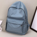 Solid Color Rounded School Backpack