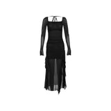 Dark Academia Queen Maxi dress