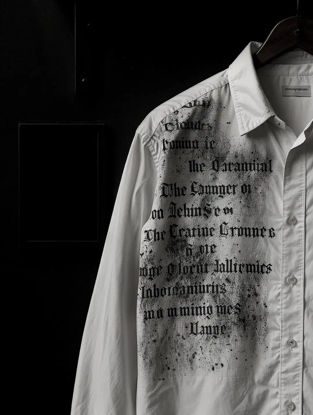 Gothic White Skull Y2K Long Sleeve Shirt