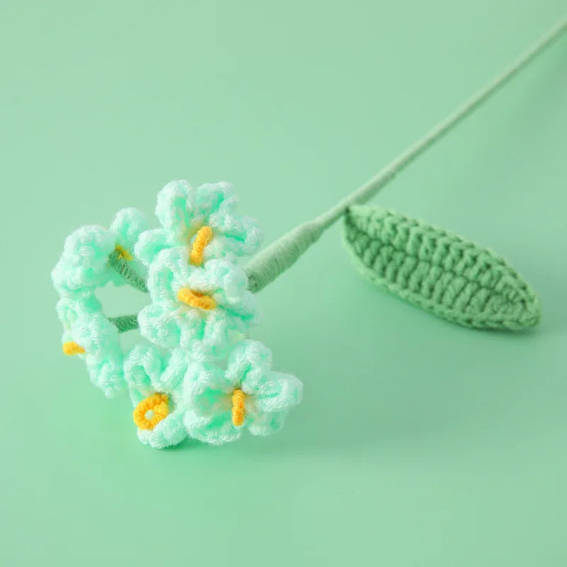 Handwoven Knitted Graduation Cute Mini Bouquet Flower