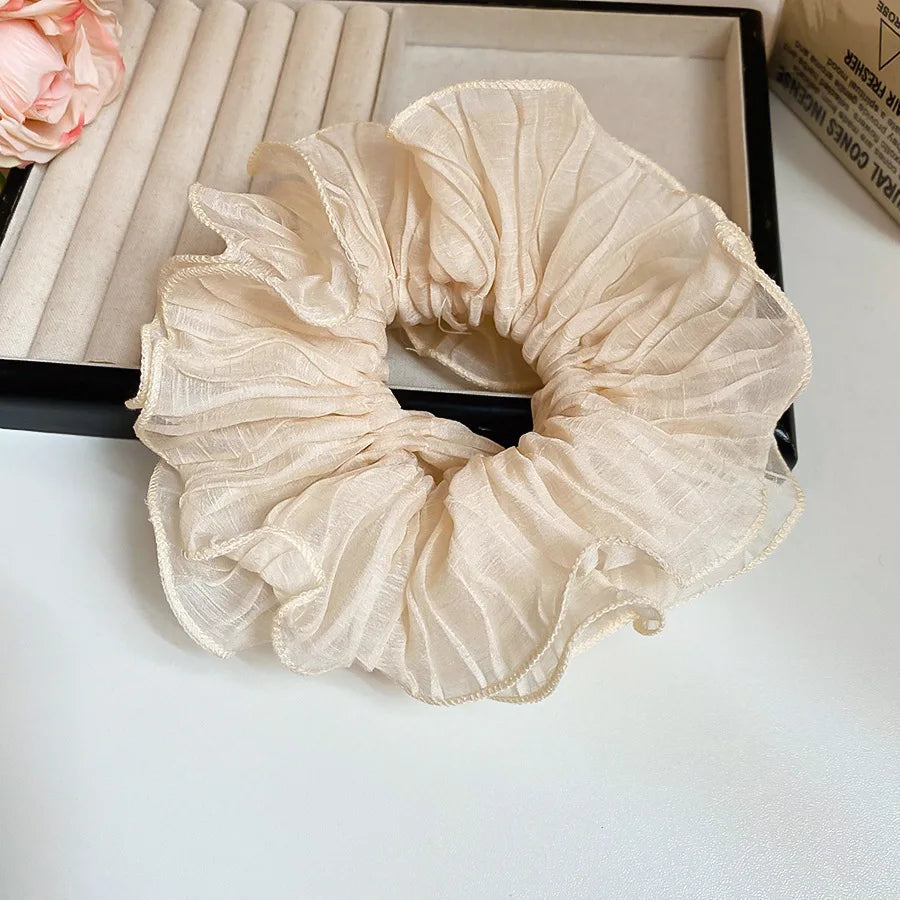 Double Layered Flower Lace Hair Tie