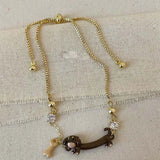 Animal Shaped Cute Dachshund Necklaces