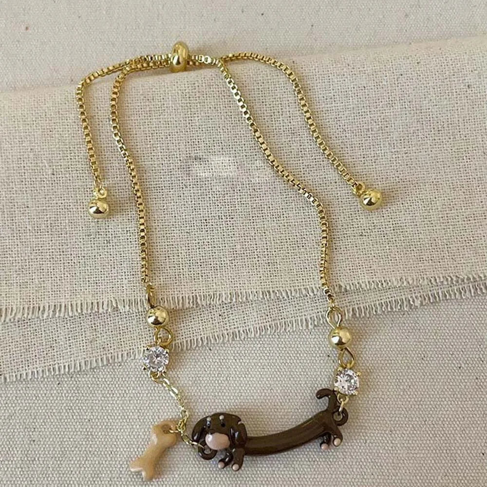 Animal Shaped Cute Dachshund Necklaces