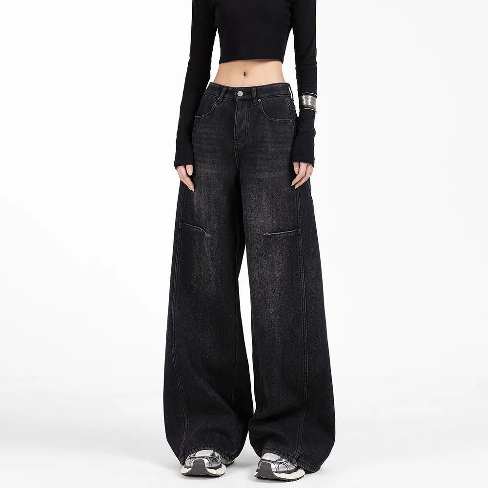 Women's Vintage High Waisted Jeans
