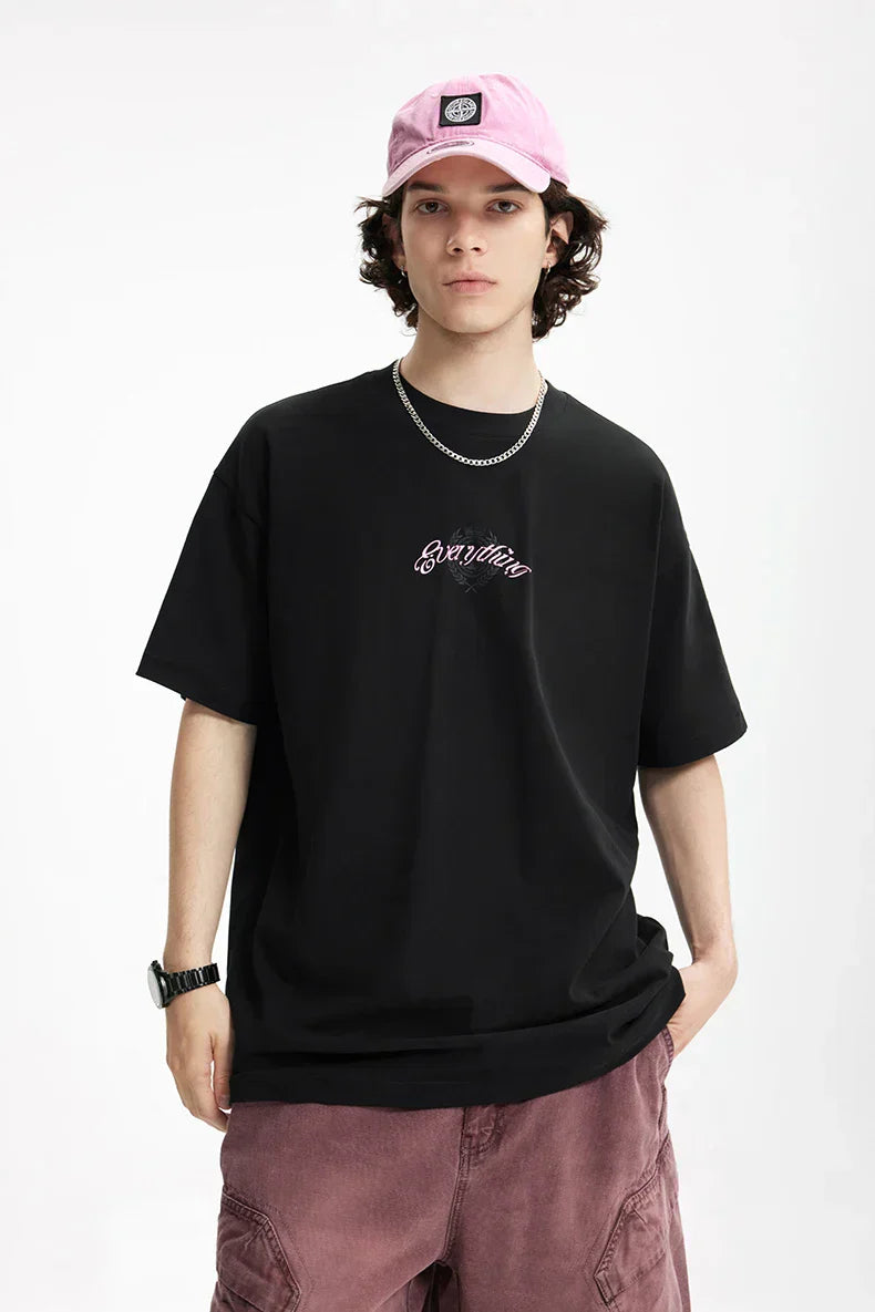 Skating Letter Print T-Shirt