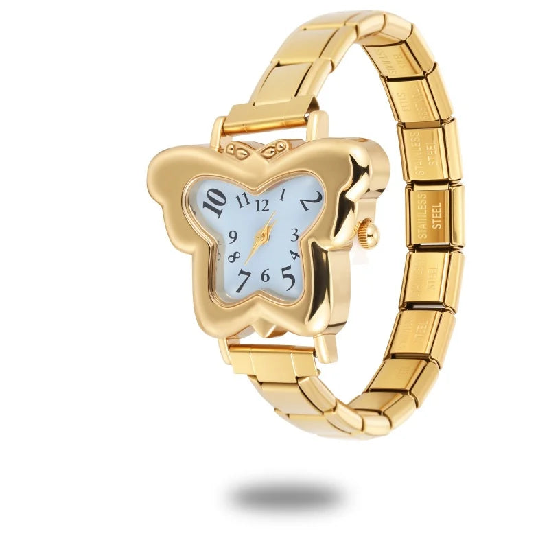 Italian Stainless Butterfly Watch