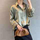 Corporate Girl Flare Sleeves Shirt