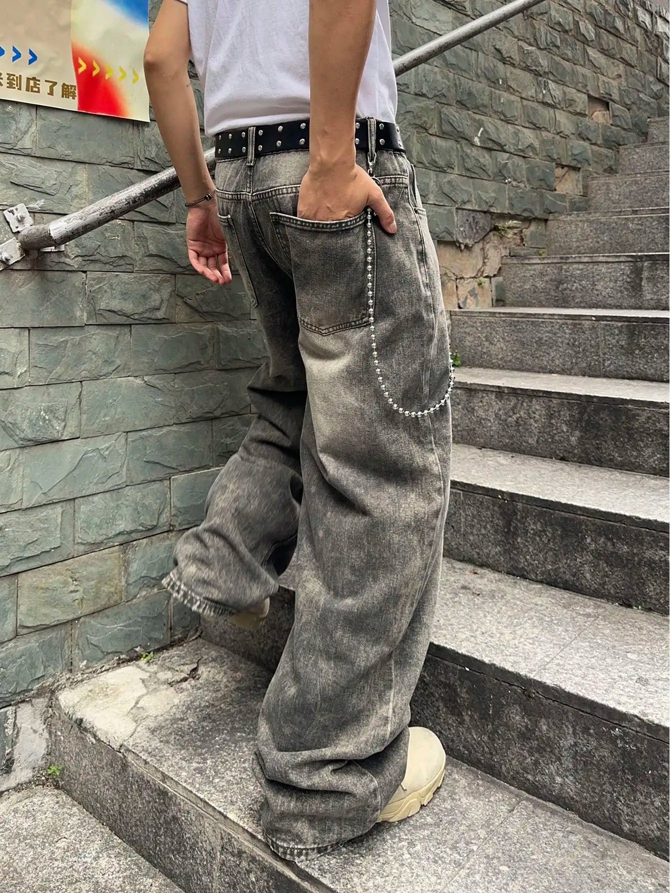 Y2K Vintage Washed Low Rise Denim Jeans