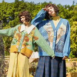 Van Gogh Sunflower Vintage Cardigan