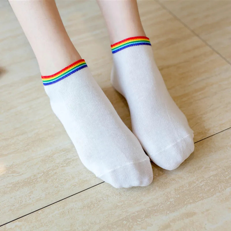 Striped Boat Rainbow Socks