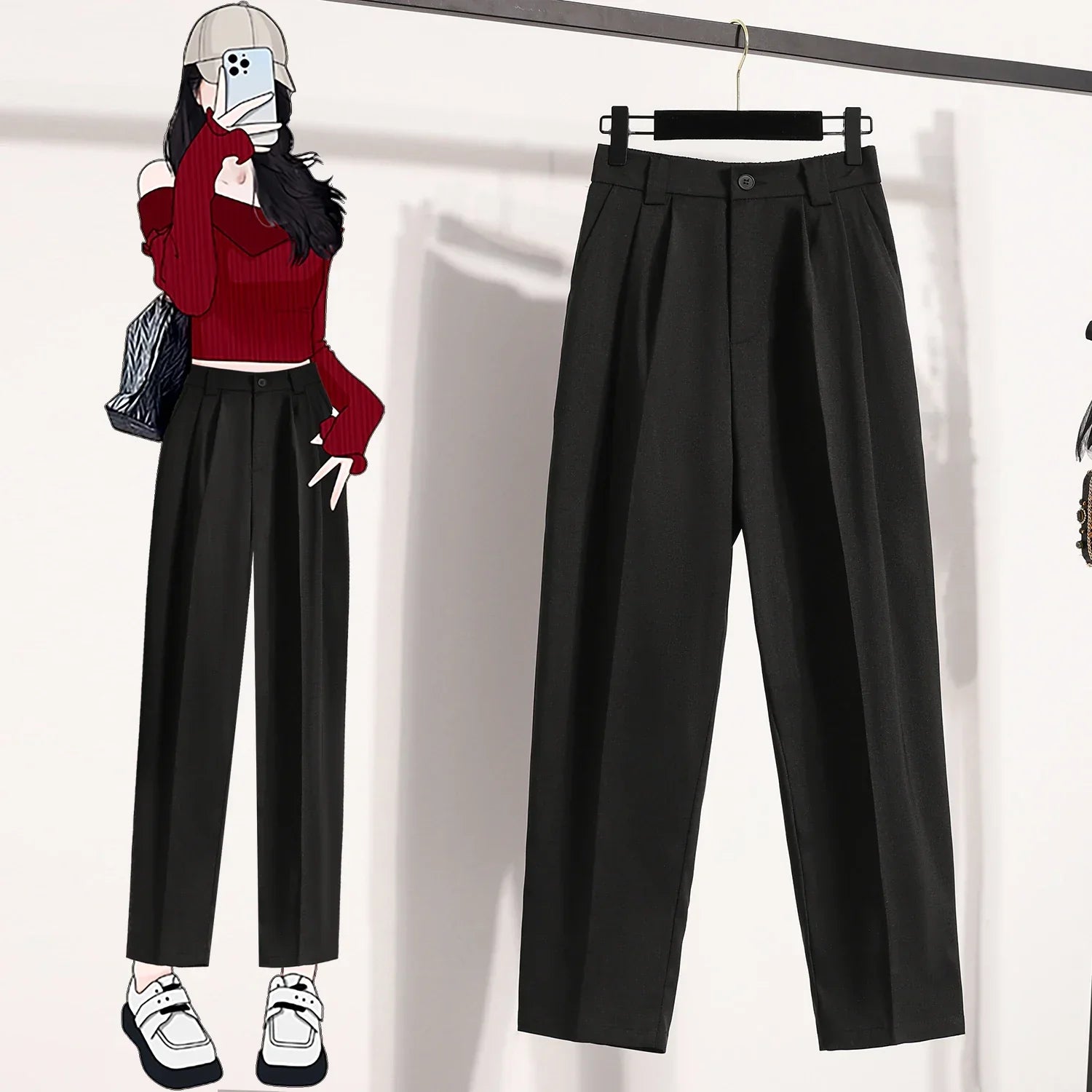 Corporate Girl High Waist Pants