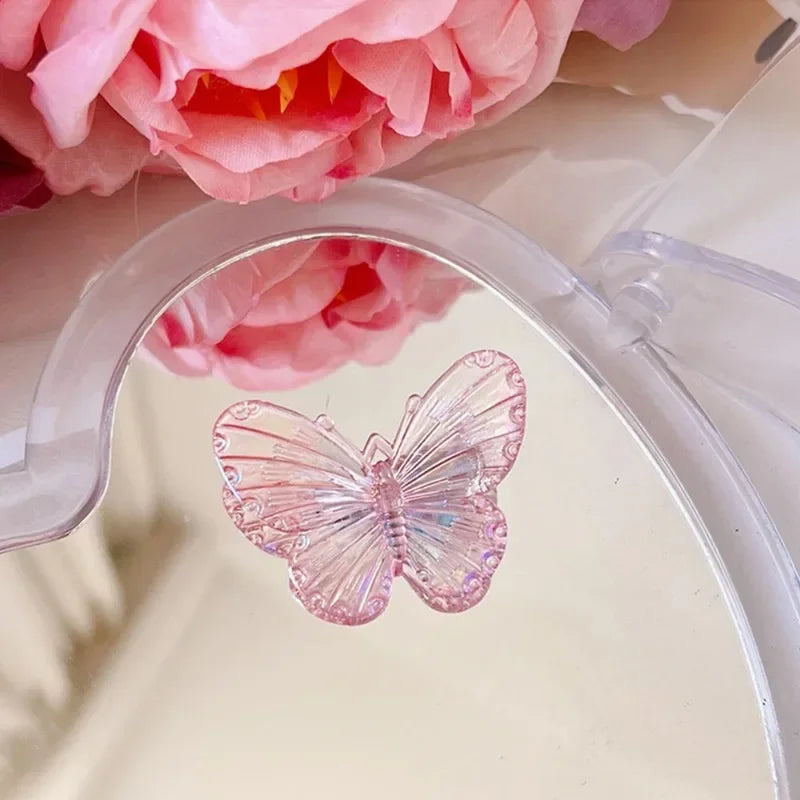 Colorful Butterflies Soft Girl Hairpins