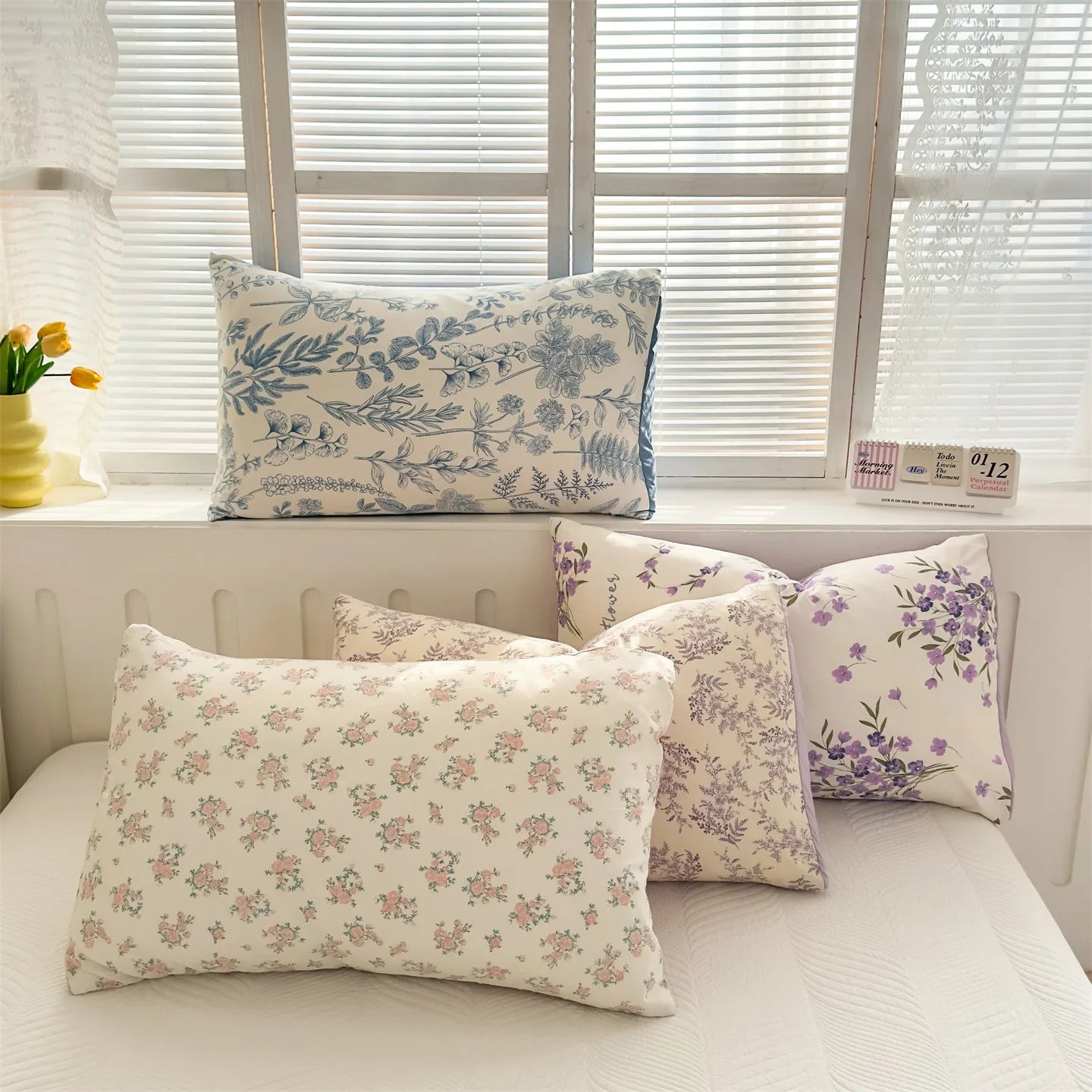 Floral Flower Printed Pillowcase