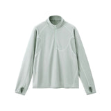 Sudadera con capucha y media cremallera, ligera y transpirable