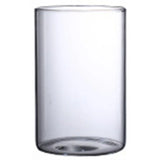 Vintage Minimalist Glass Vase Cylinder Flower
