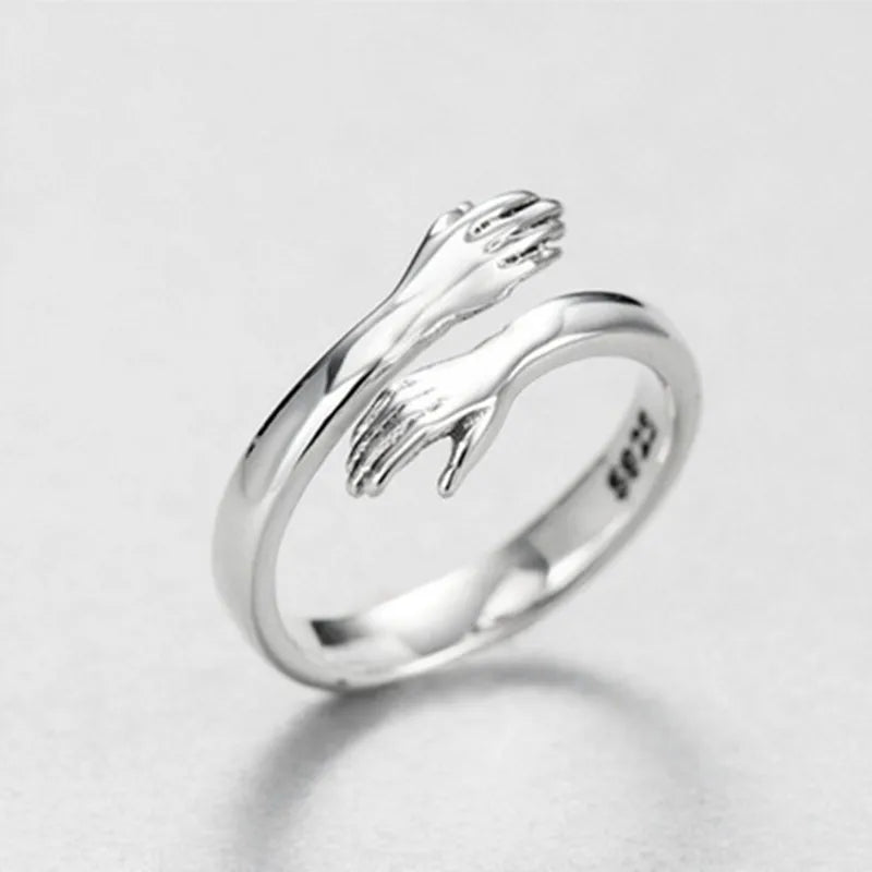 Loving Arm Steel Ring