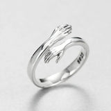 Loving Arm Steel Ring