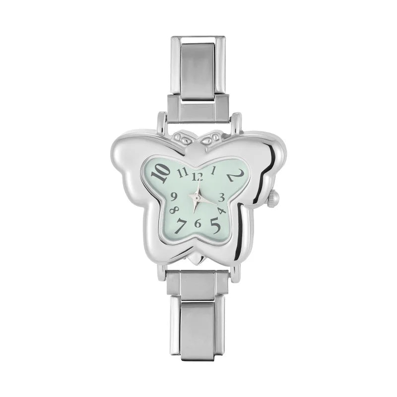 Italian Stainless Butterfly Watch
