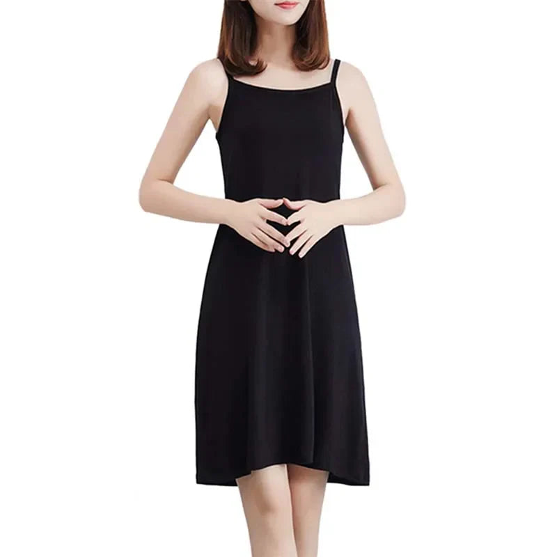 Soft Girl Solid Color Midi Dress