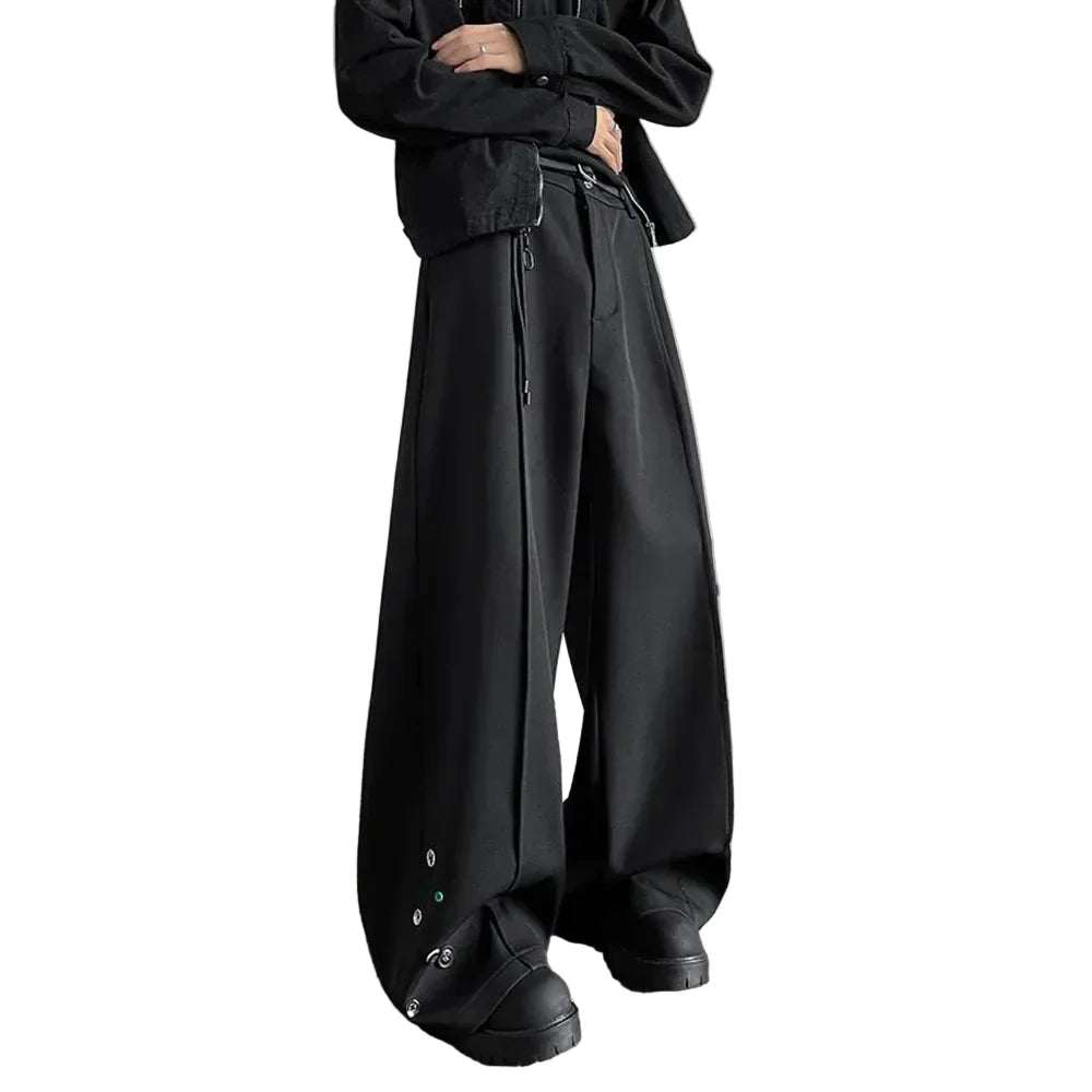 Grunge Wide-leg Soft Boy Pants