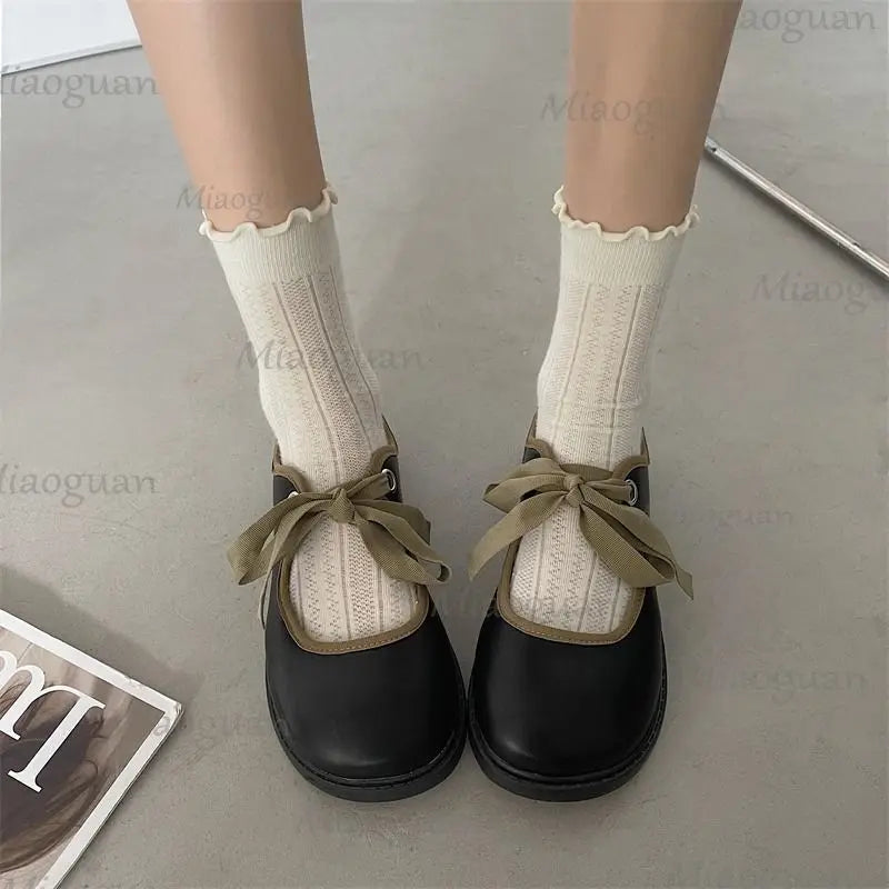 Coquette Mary Bow Knot Shoes