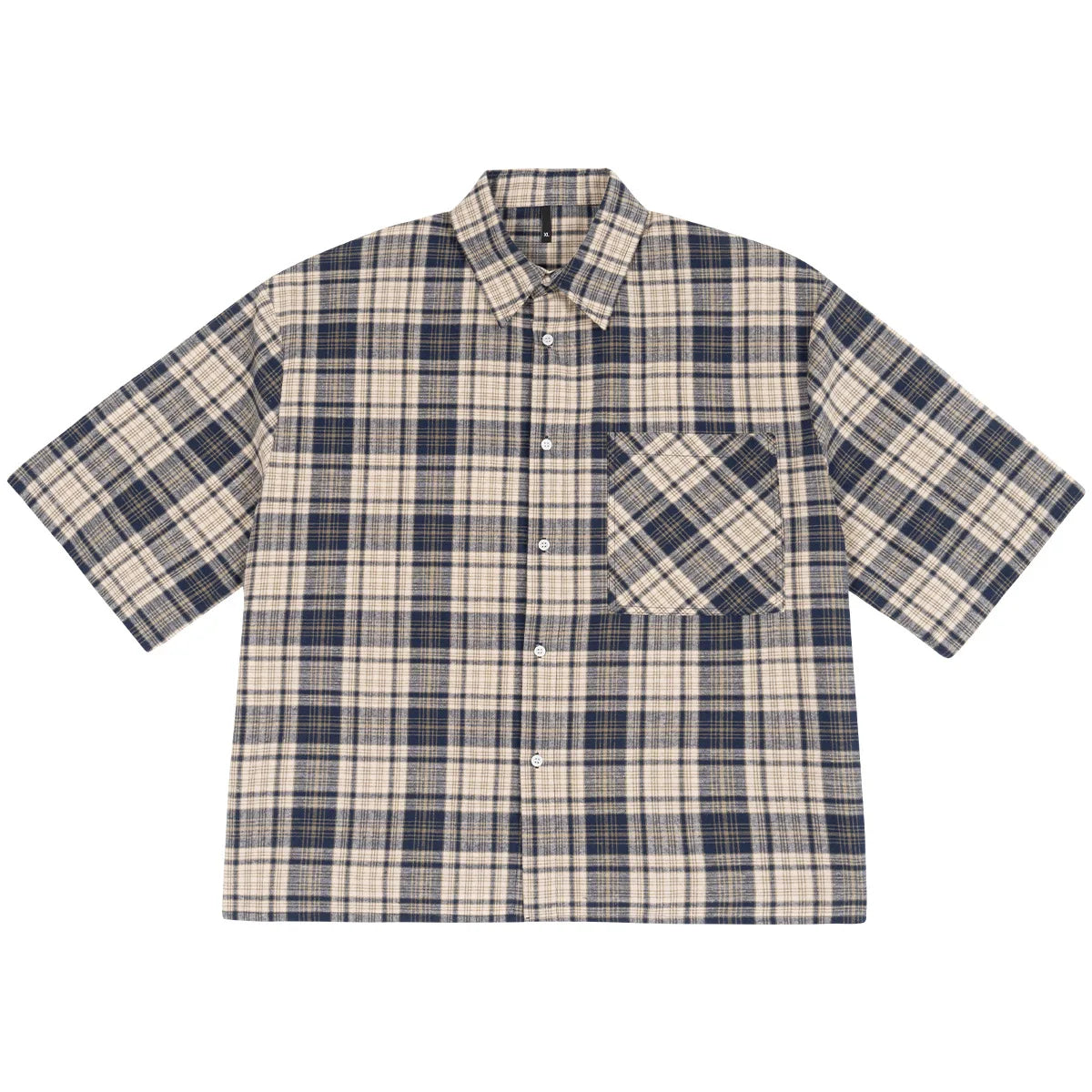 Camisa abotonada a cuadros Viya