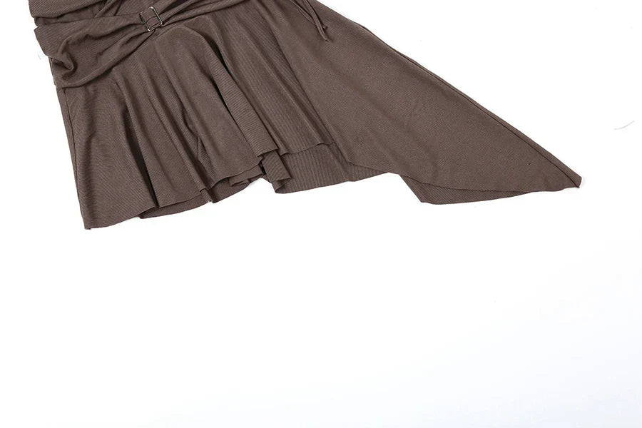 Minivestido plisado ciberpunk
