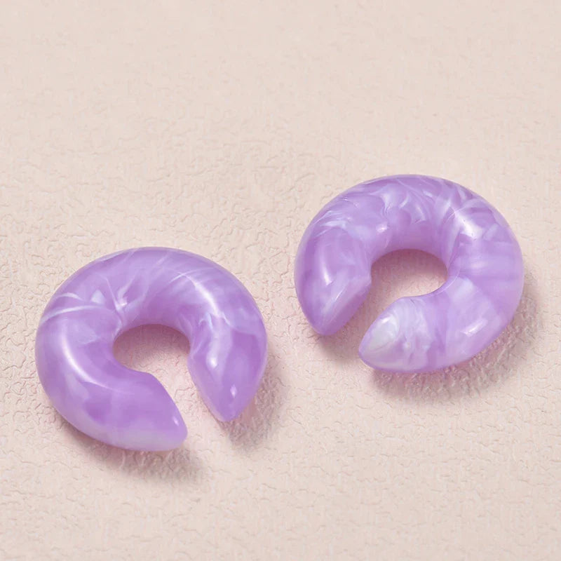 Fake Round Ear Clip Earrings