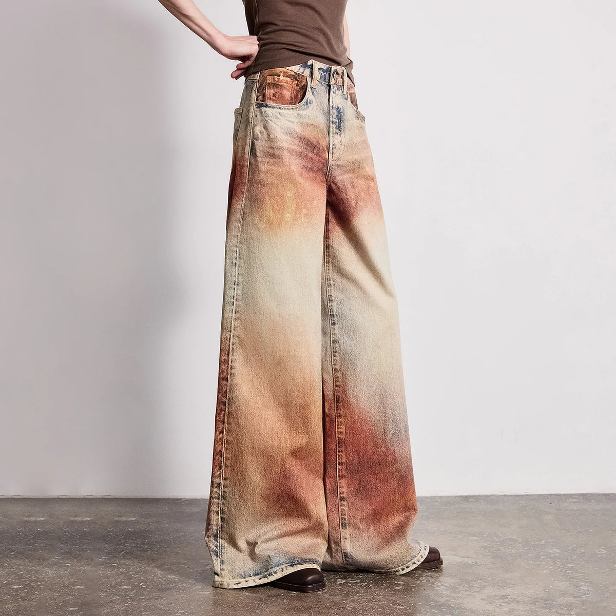 Wasteland Retro Wide Leg Jeans