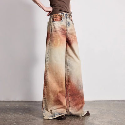 Wasteland Retro Wide Leg Jeans
